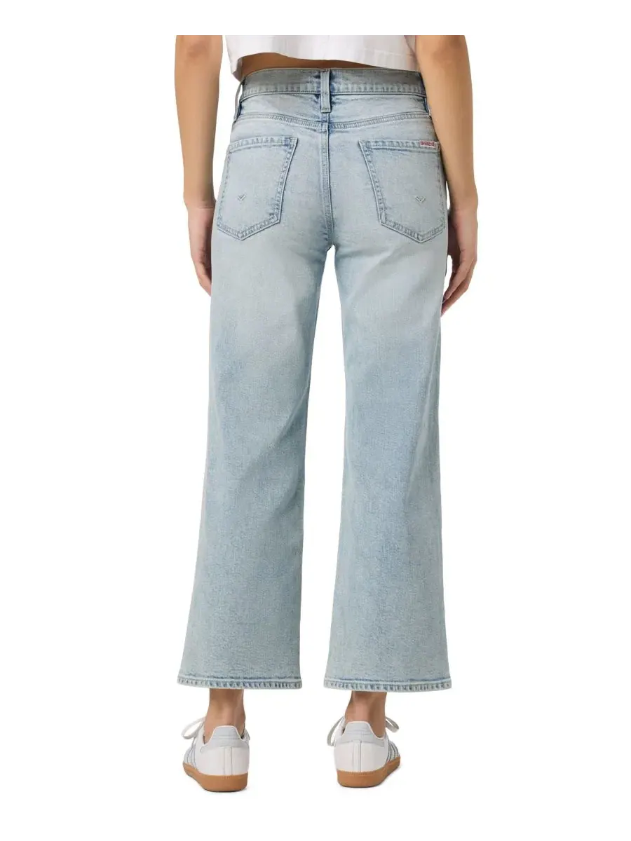 Джинсы с высокой посадкой и широкими штанинами Rosalie Hudson Jeans — изображение 3 из 3, красный