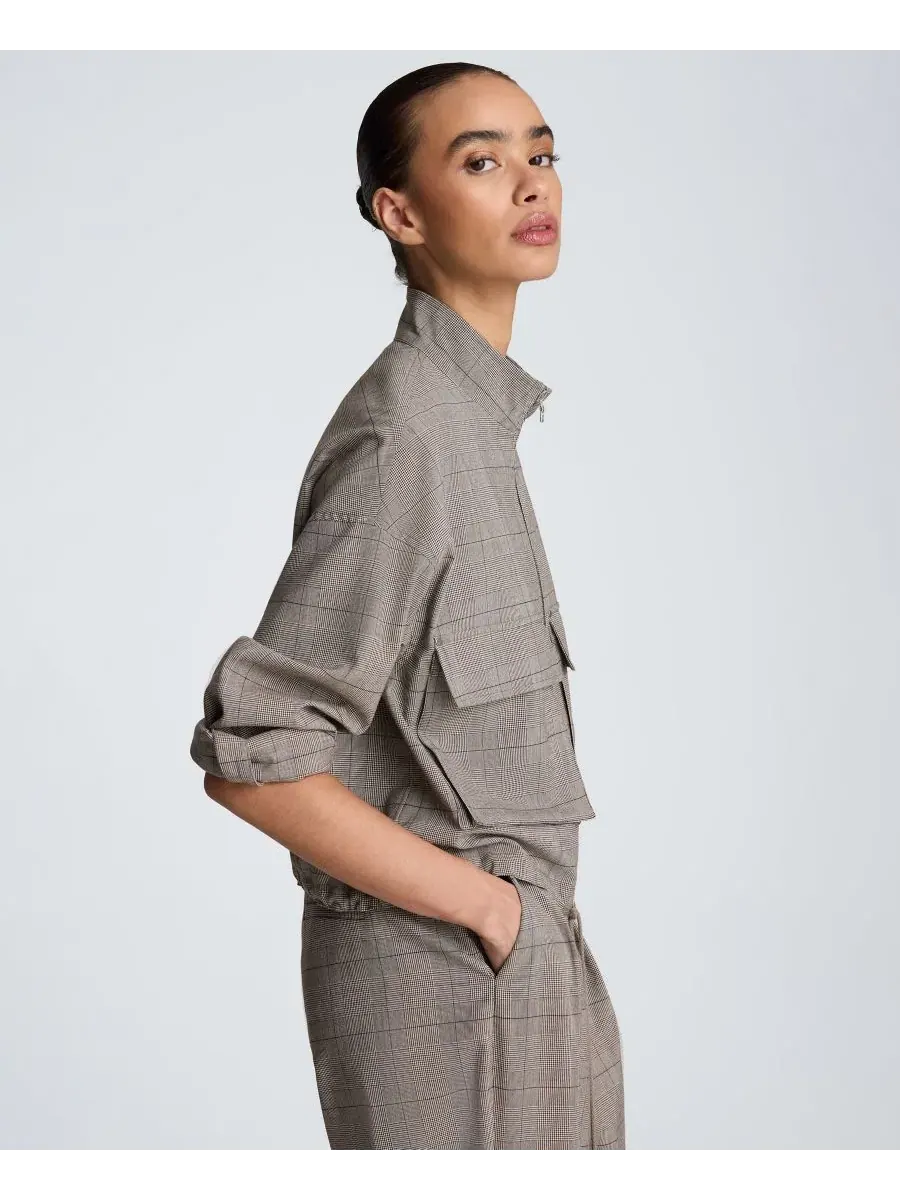 Ветровка женская с воротником-стойкой и клапанами Kenneth Cole — изображение 4 из 6, бежевый