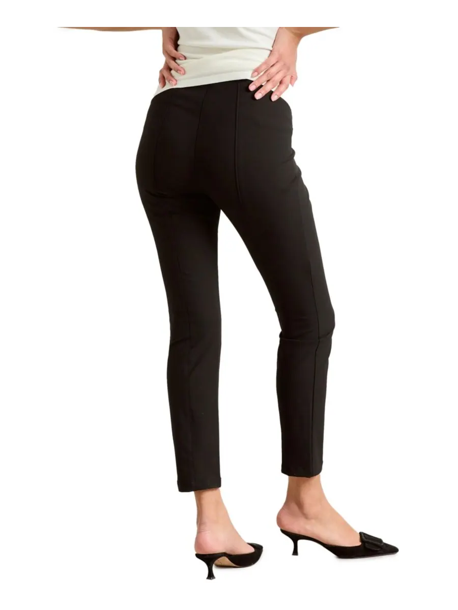 Рабочие брюки-шпильки для беременных, подчеркивающие фигуру HATCH Collection — изображение 3 из 3, черный