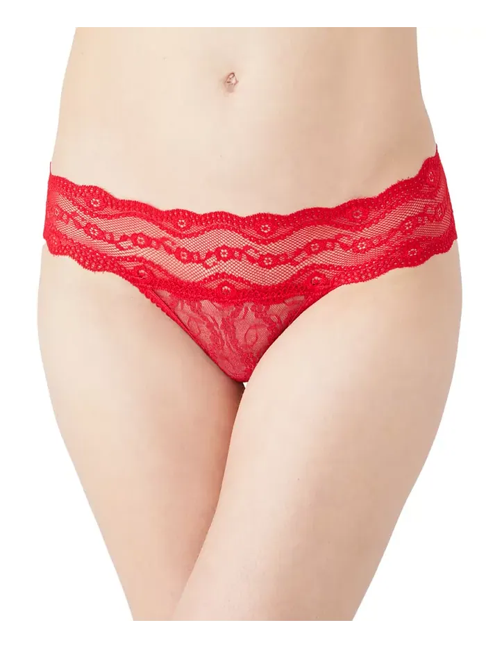 Кружевное бикини Kiss 978182 b.tempt'd — изображение 1 из 6, красный