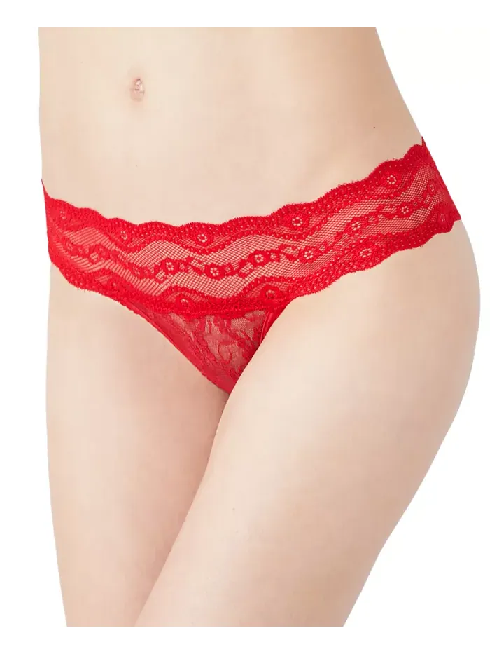 Кружевное бикини Kiss 978182 b.tempt'd — изображение 2 из 6, красный