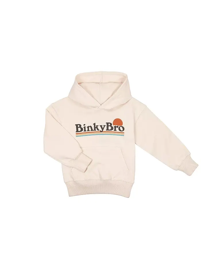 BinkyBro худи в стиле 1970-х — бежевый
