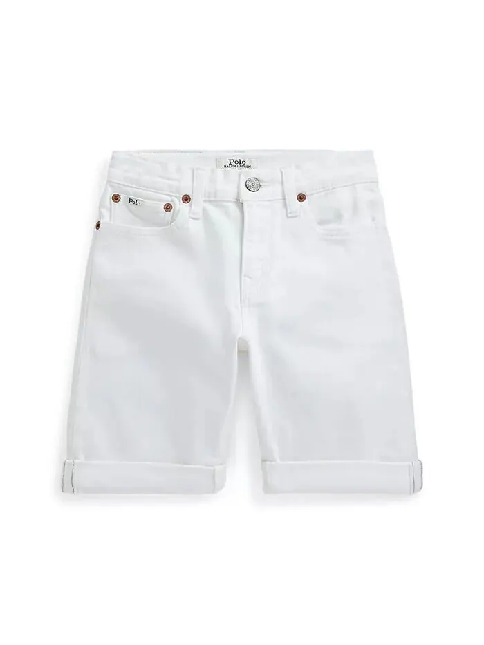 Узкие джинсовые шорты из эластичного денима Big Boys Sullivan Polo Ralph Lauren