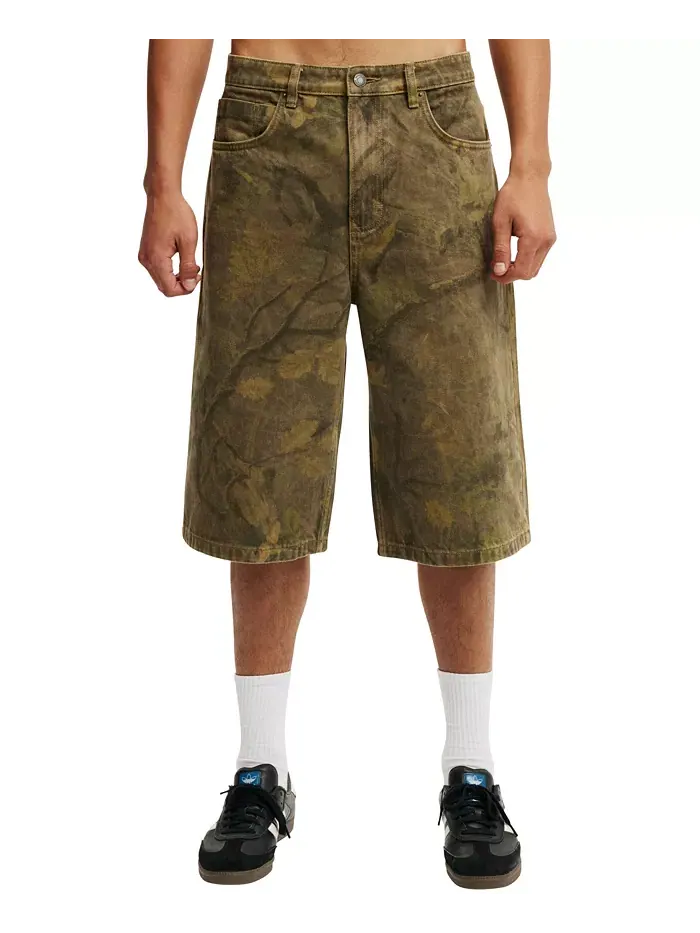 Мужские шорты Super Baggy Jort COTTON ON — изображение 1 из 5, зеленый
