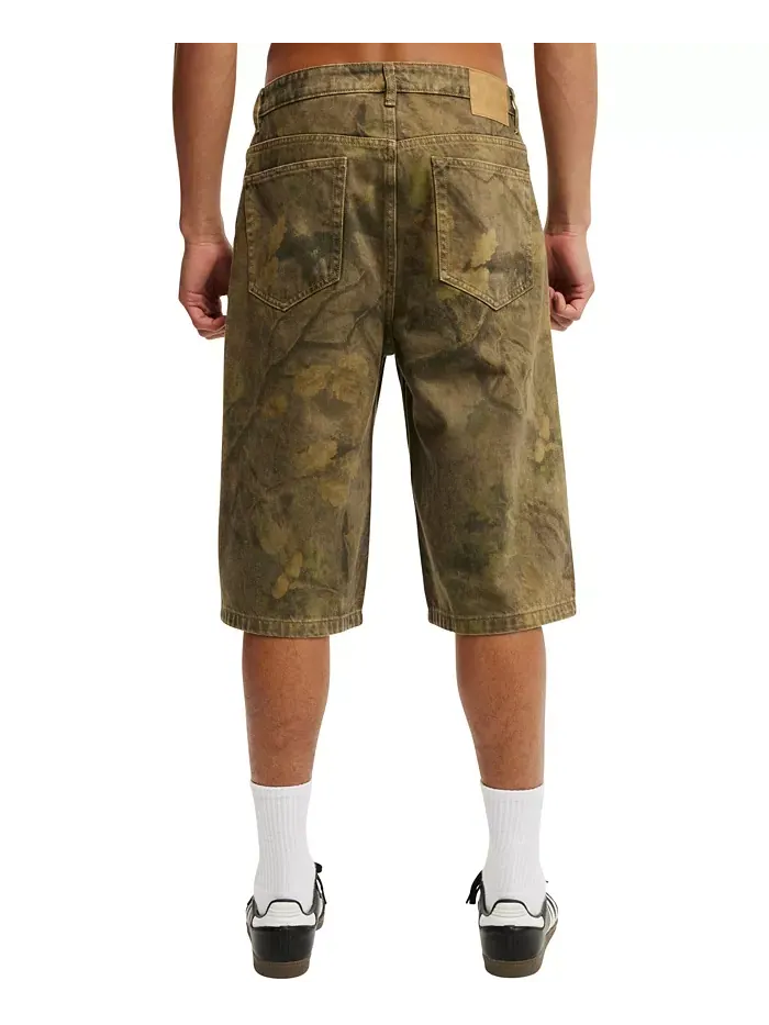 Мужские шорты Super Baggy Jort COTTON ON — изображение 2 из 5, зеленый