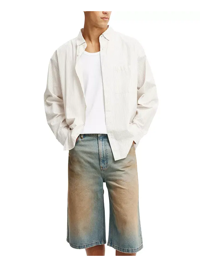 Мужские шорты Super Baggy Jort COTTON ON — изображение 5 из 7, синий