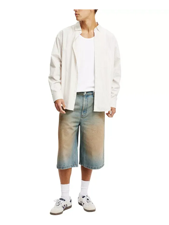 Мужские шорты Super Baggy Jort COTTON ON — изображение 6 из 7, синий