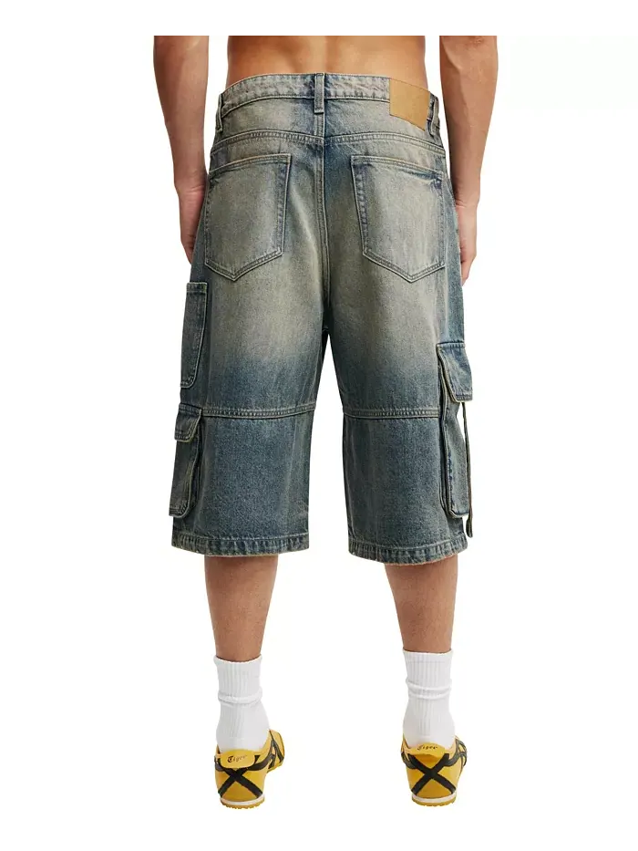 Мужские шорты Super Baggy Jort COTTON ON — изображение 2 из 5, синий