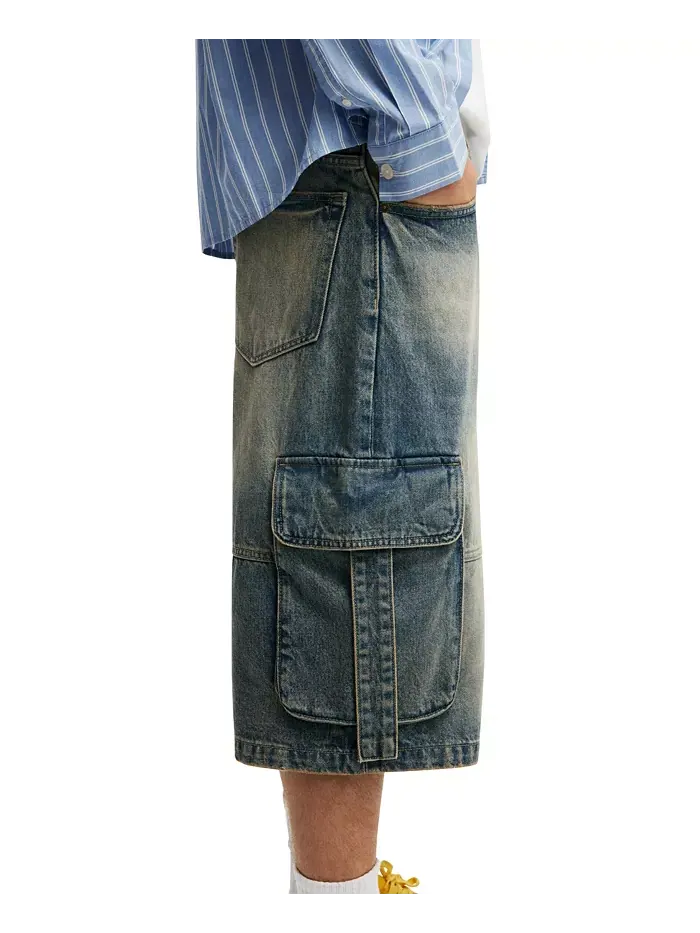 Мужские шорты Super Baggy Jort COTTON ON — изображение 3 из 5, синий