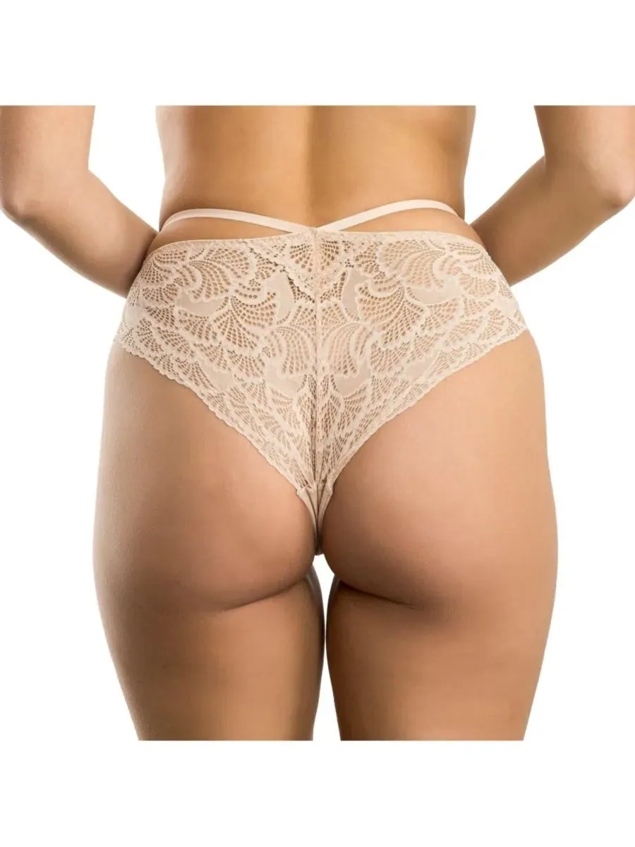 PARFAIT Женские кружевные бриджи Olivia Cheeky с поясом - черные — изображение 3 из 4, розовый
