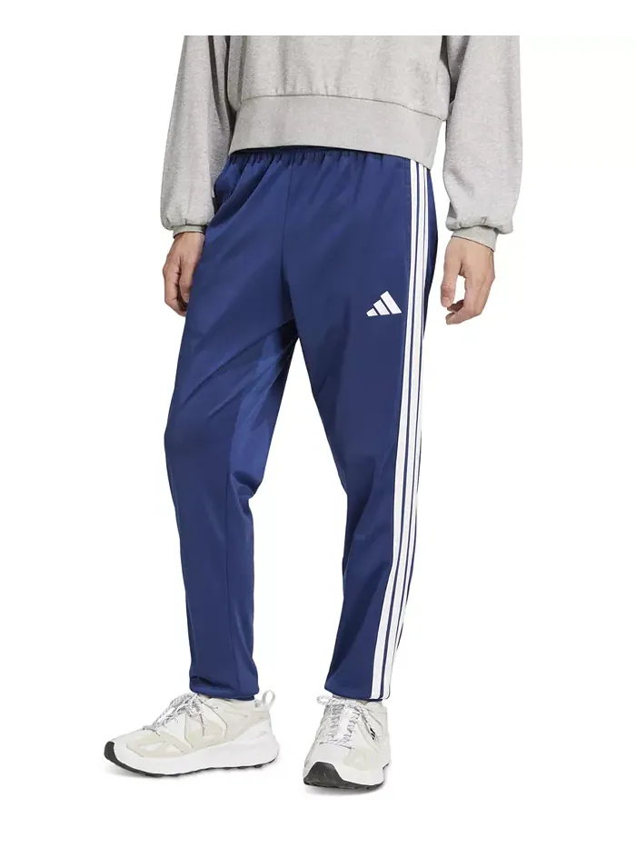 Мужские классические сужающиеся спортивные брюки в полоску adidas