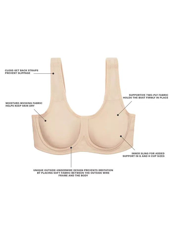 Спортивный бюстгальтер с высокой поддержкой Simone Sport Hight Impact Underwire 855170, до чашки I — изображение 5 из 6