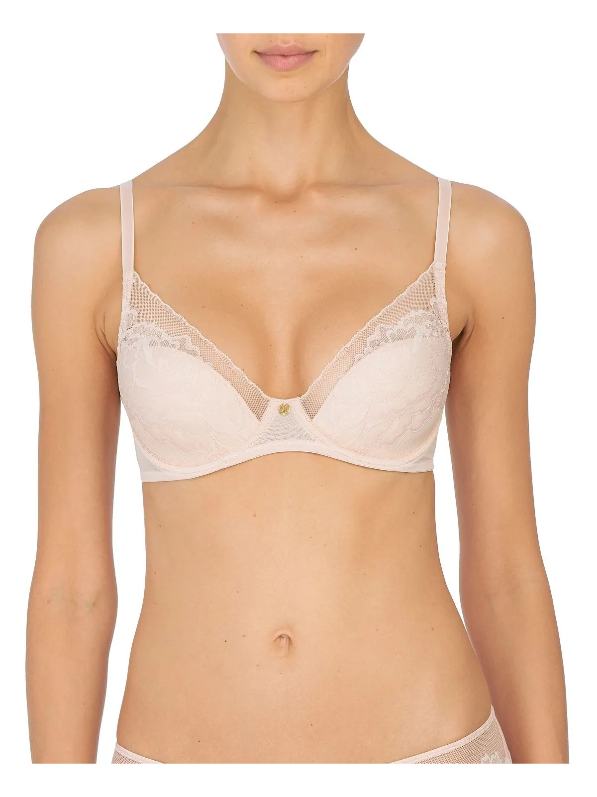 Кружевной бюстгальтер Flora Contour 721150 Natori — изображение 3 из 8, розовый