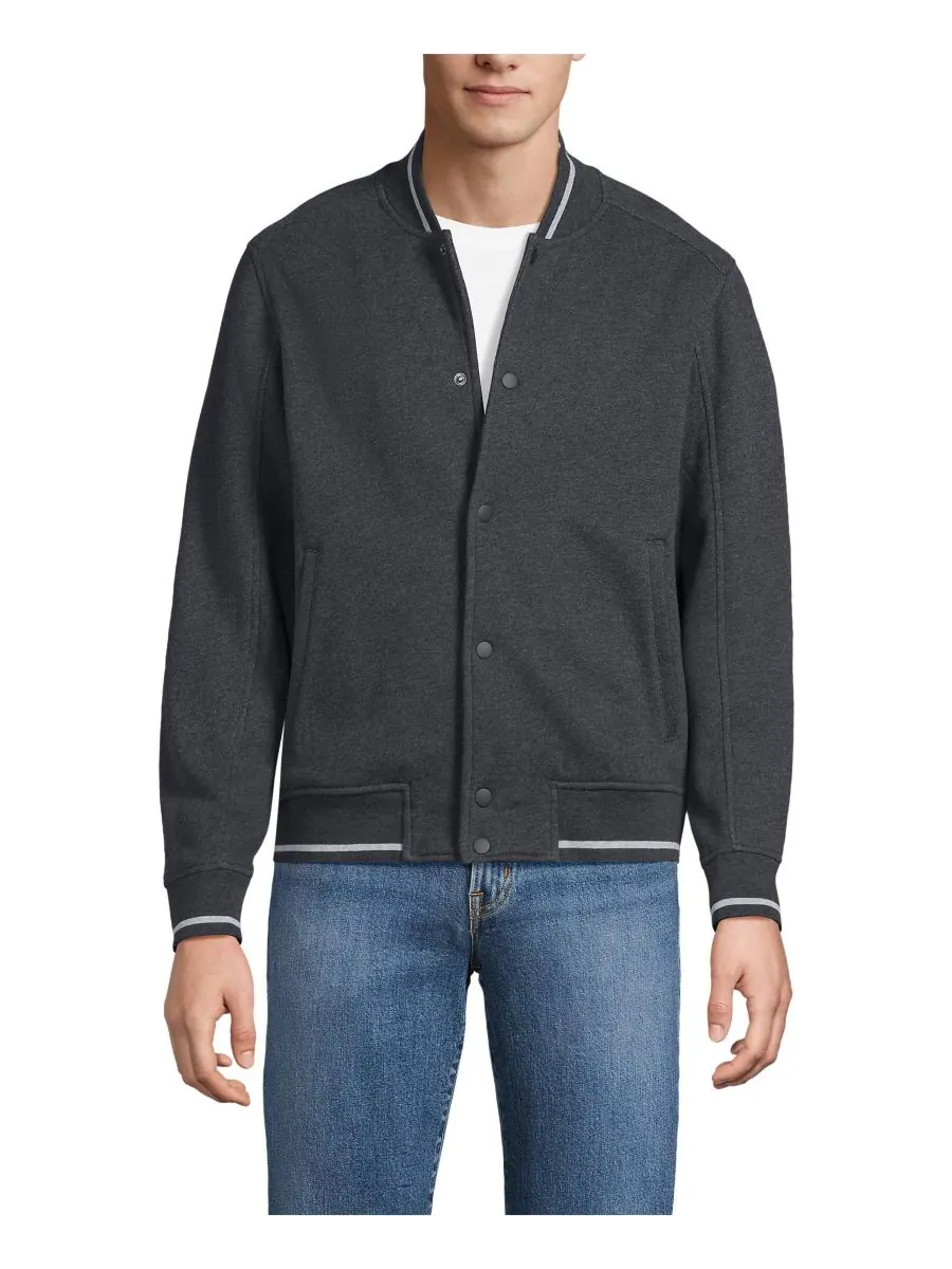 Мужская спортивная куртка-бомбер Serious Sweats Lands' End