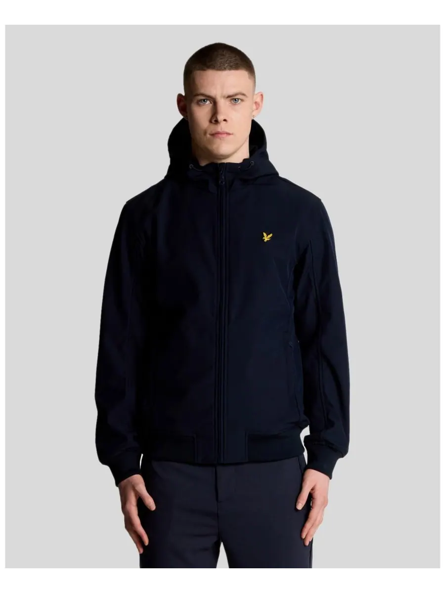 Мужская куртка из софтшелла с сетчатой спинкой и длинными рукавами Lyle & Scott