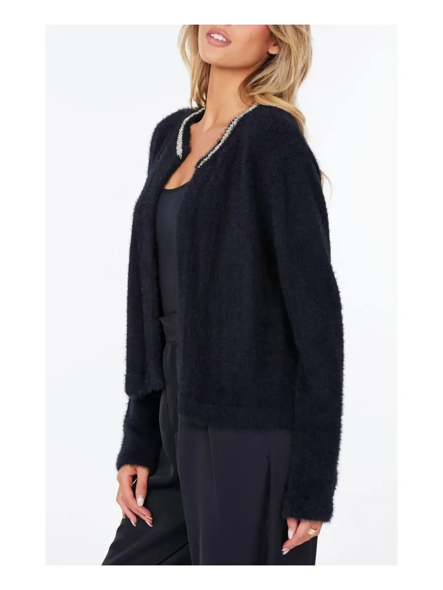 Женская коллекция BISHOP + YOUNG Sofia Cardigan — изображение 2 из 5, черный