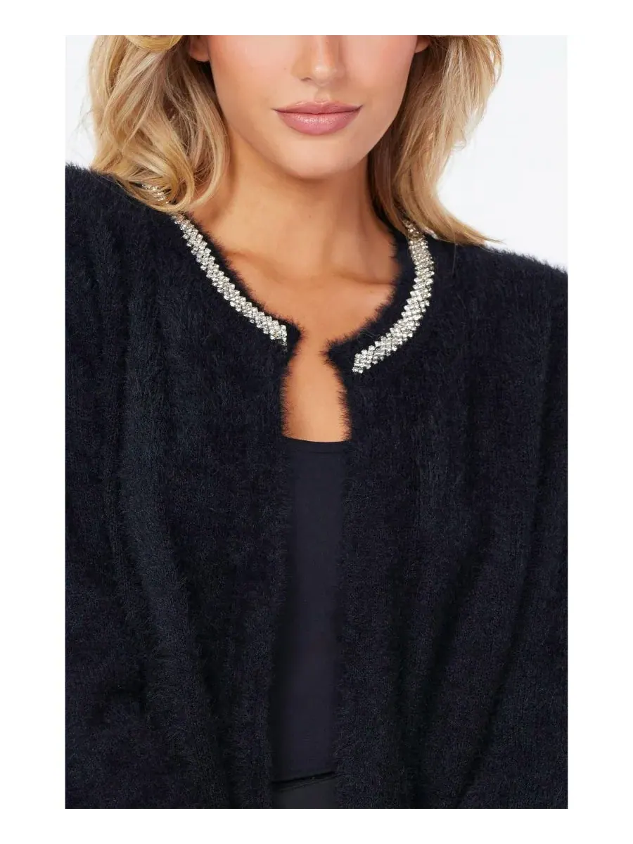 Женская коллекция BISHOP + YOUNG Sofia Cardigan — изображение 3 из 5, черный