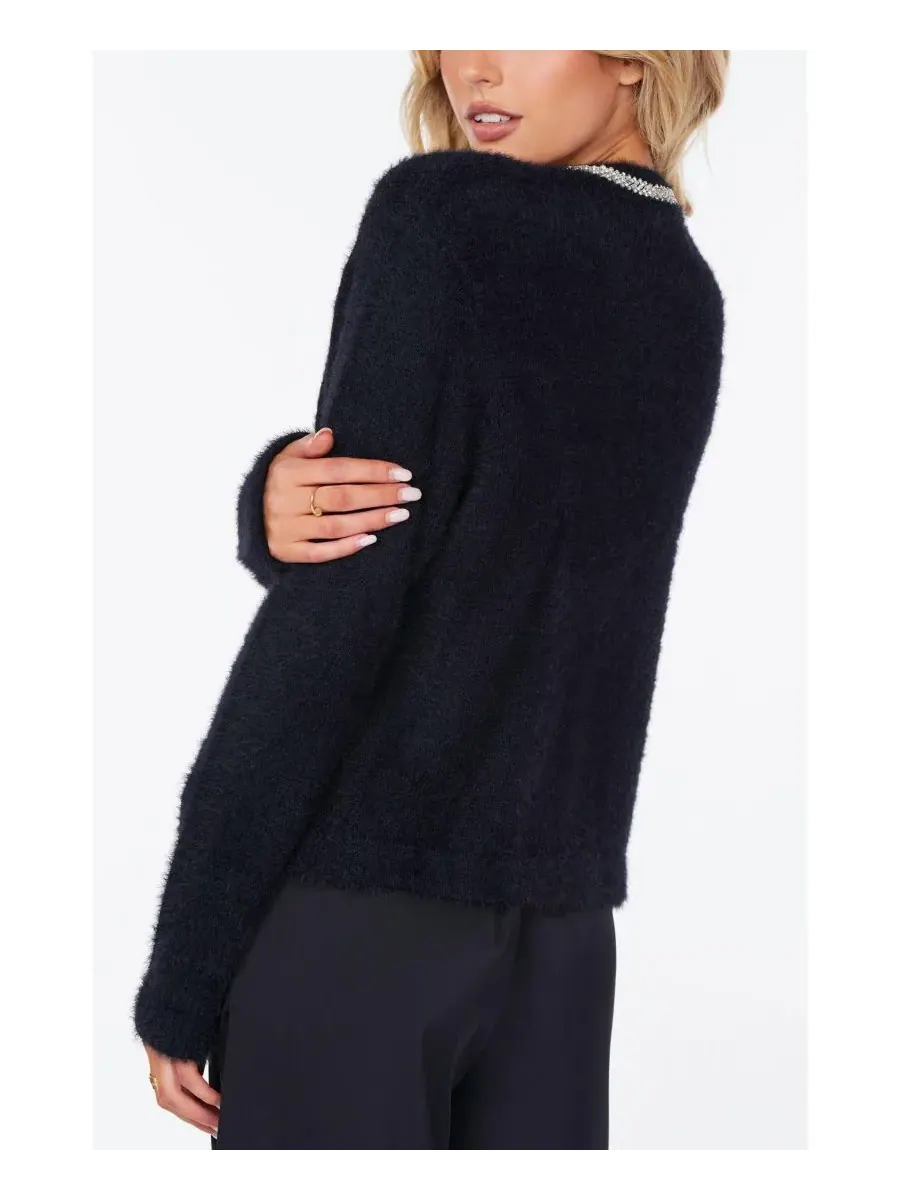 Женская коллекция BISHOP + YOUNG Sofia Cardigan — изображение 4 из 5, черный