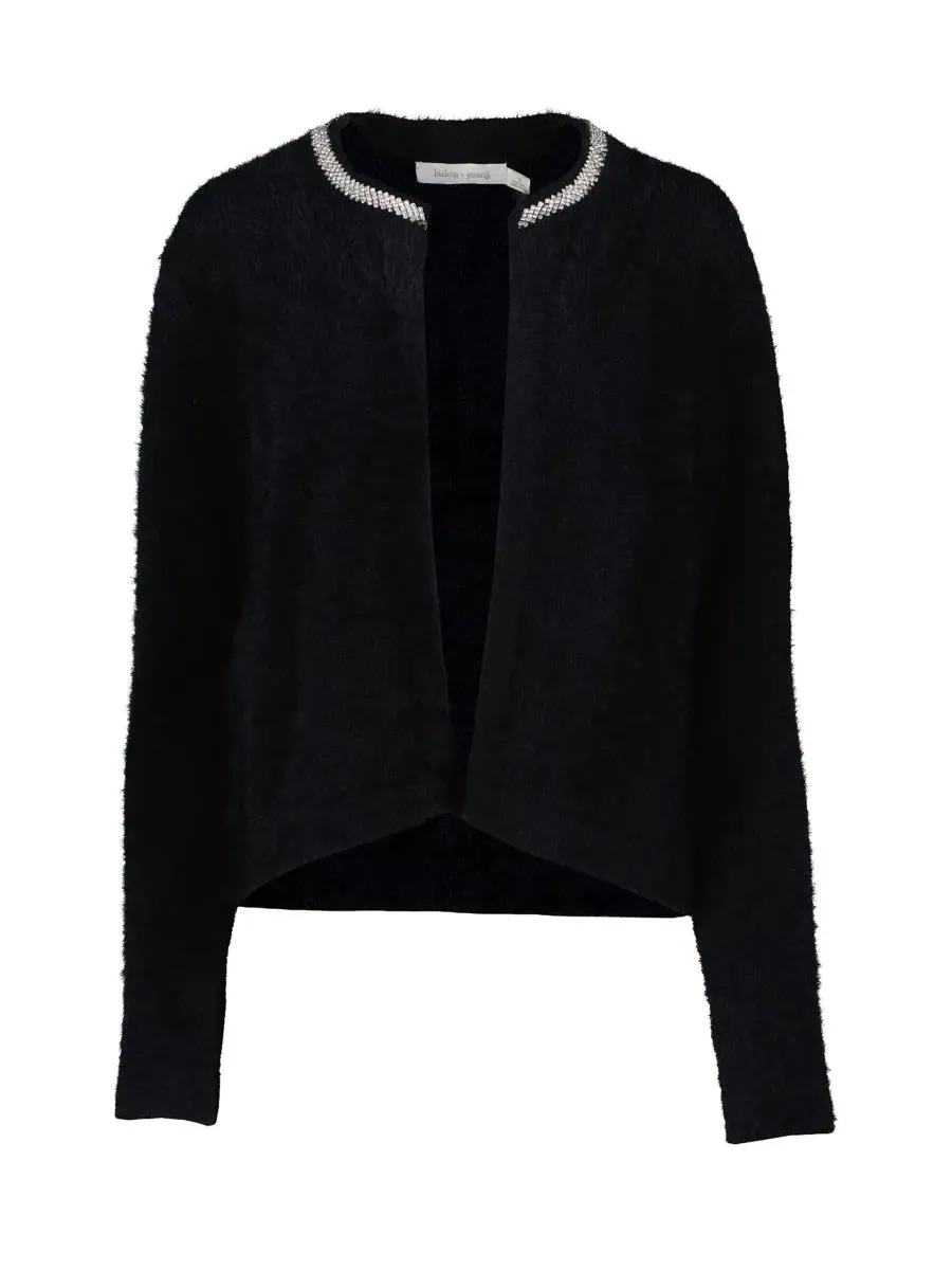 Женская коллекция BISHOP + YOUNG Sofia Cardigan — изображение 5 из 5, черный