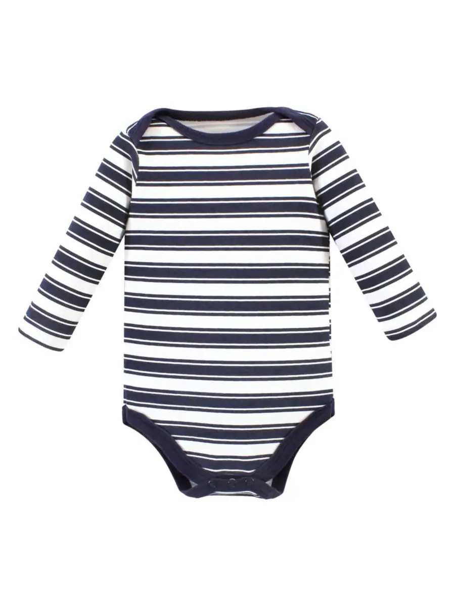 Хлопковые боди с длинными рукавами, комплект из 3 штук Hudson Baby, Boy Daddy 3-Pack — изображение 3 из 5