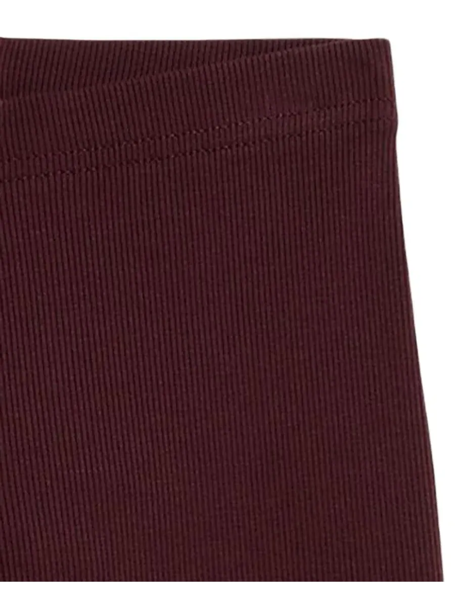 Брюки-кюлоты Ribbed Wide-Leg Polo Ralph Lauren, Rich Ruby — изображение 3 из 3