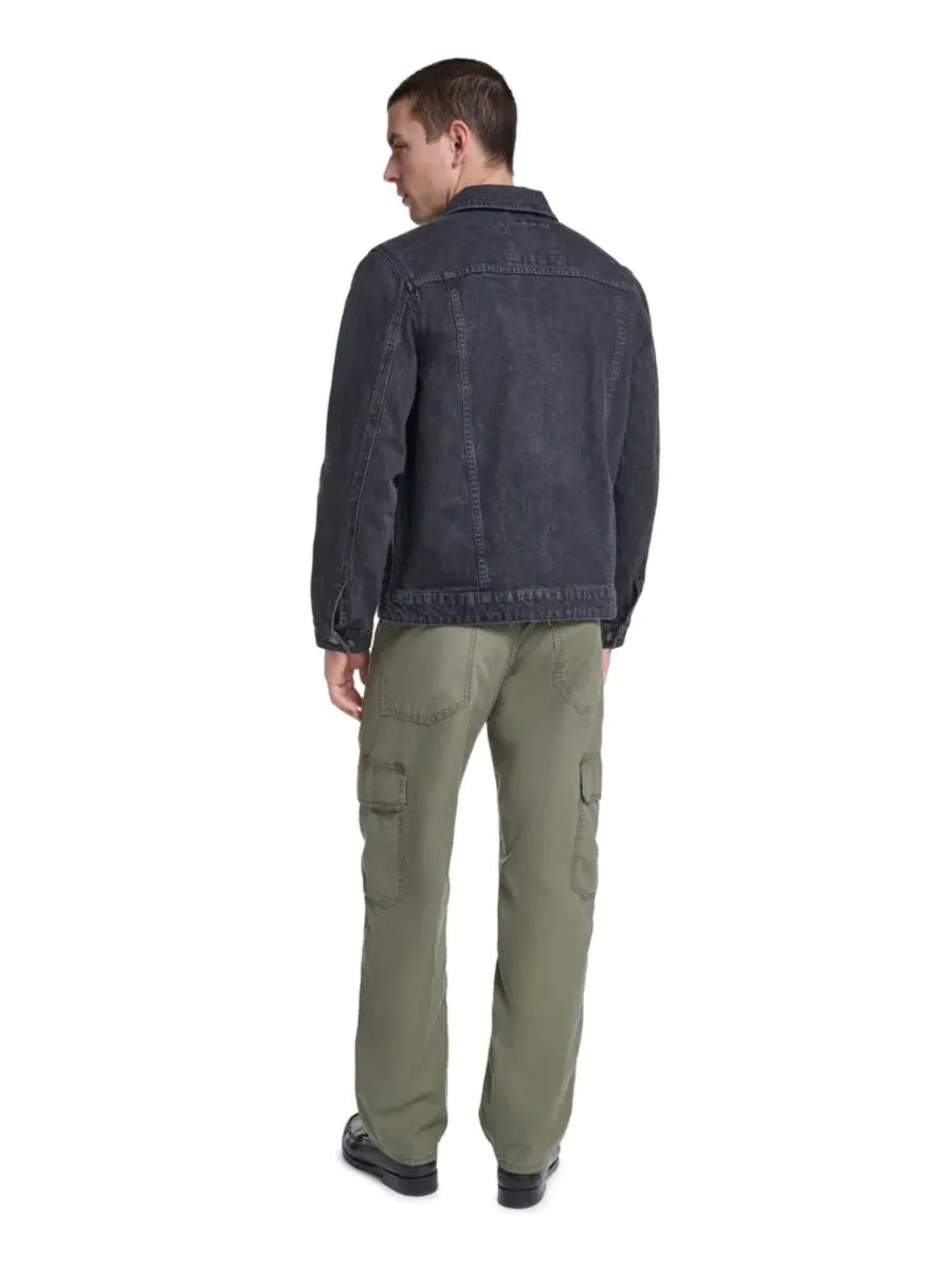 Джинсовая куртка с отложным воротником Levi's Men's Denim Depot Jacket — изображение 5 из 5, черный джинсовый синий