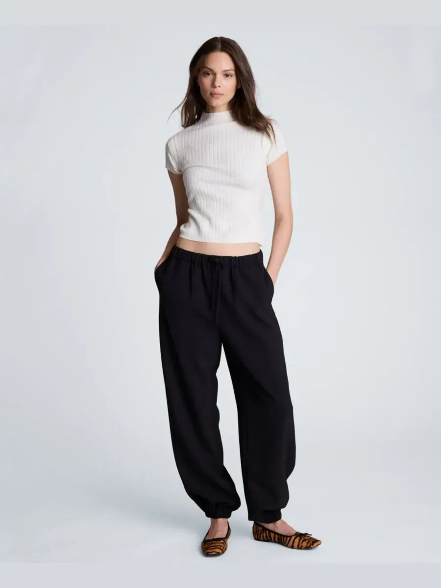 Свитер Kenneth Cole с воротником-стойкой, многослойный — изображение 10 из 10, устрица