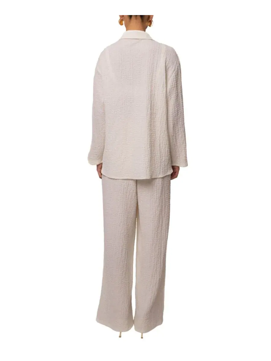 Блуза-туника с завязками спереди Unwind Tie-Front JLUXLABEL — изображение 7 из 10, белый