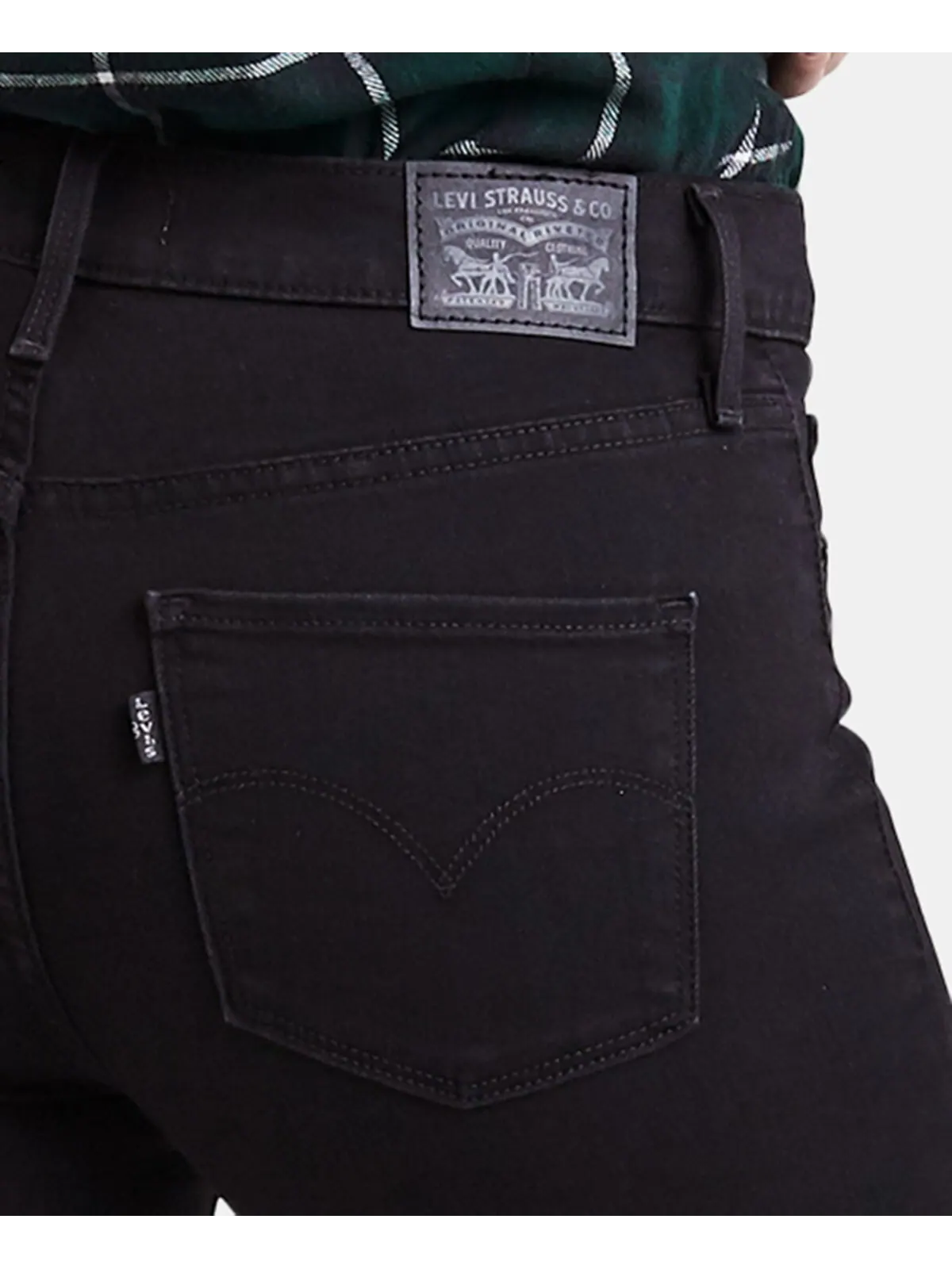 Женские удлиненные джинсы-скинни 311 shaper Levi's — изображение 6 из 7, черный