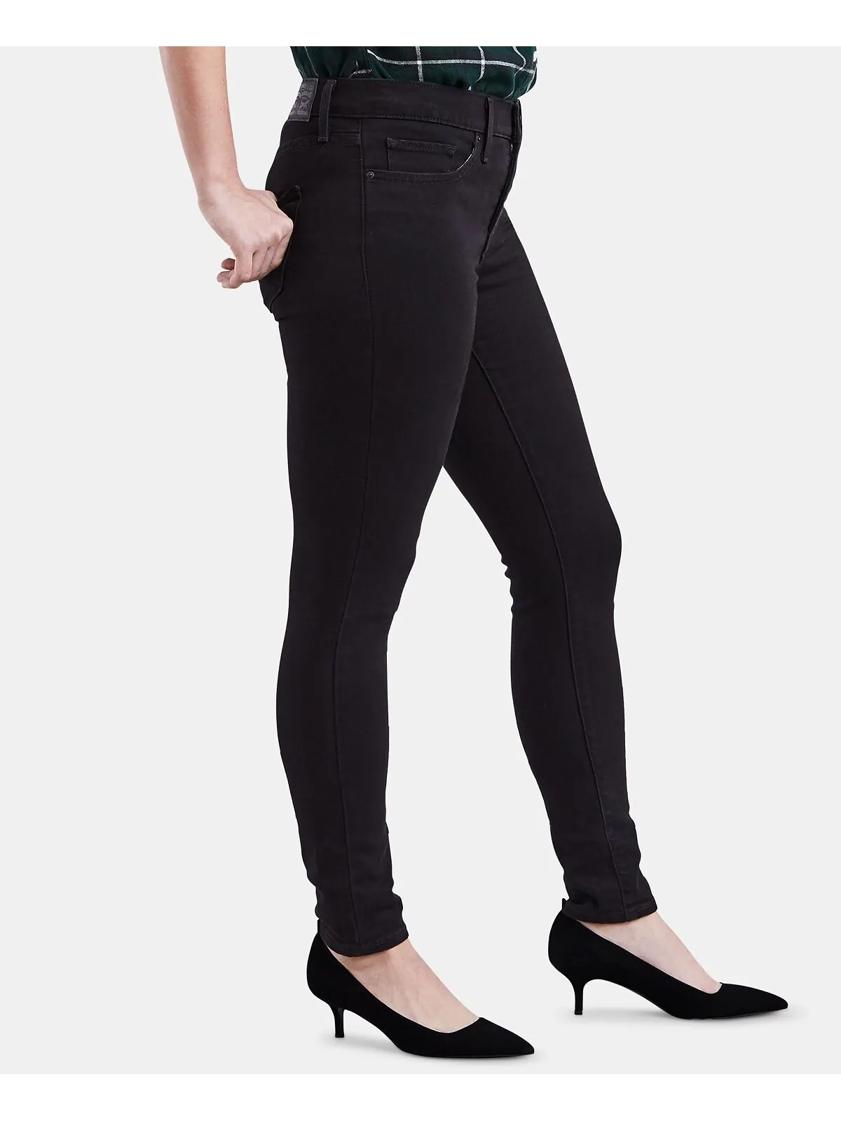 Женские удлиненные джинсы-скинни 311 shaper Levi's — изображение 7 из 7, черный