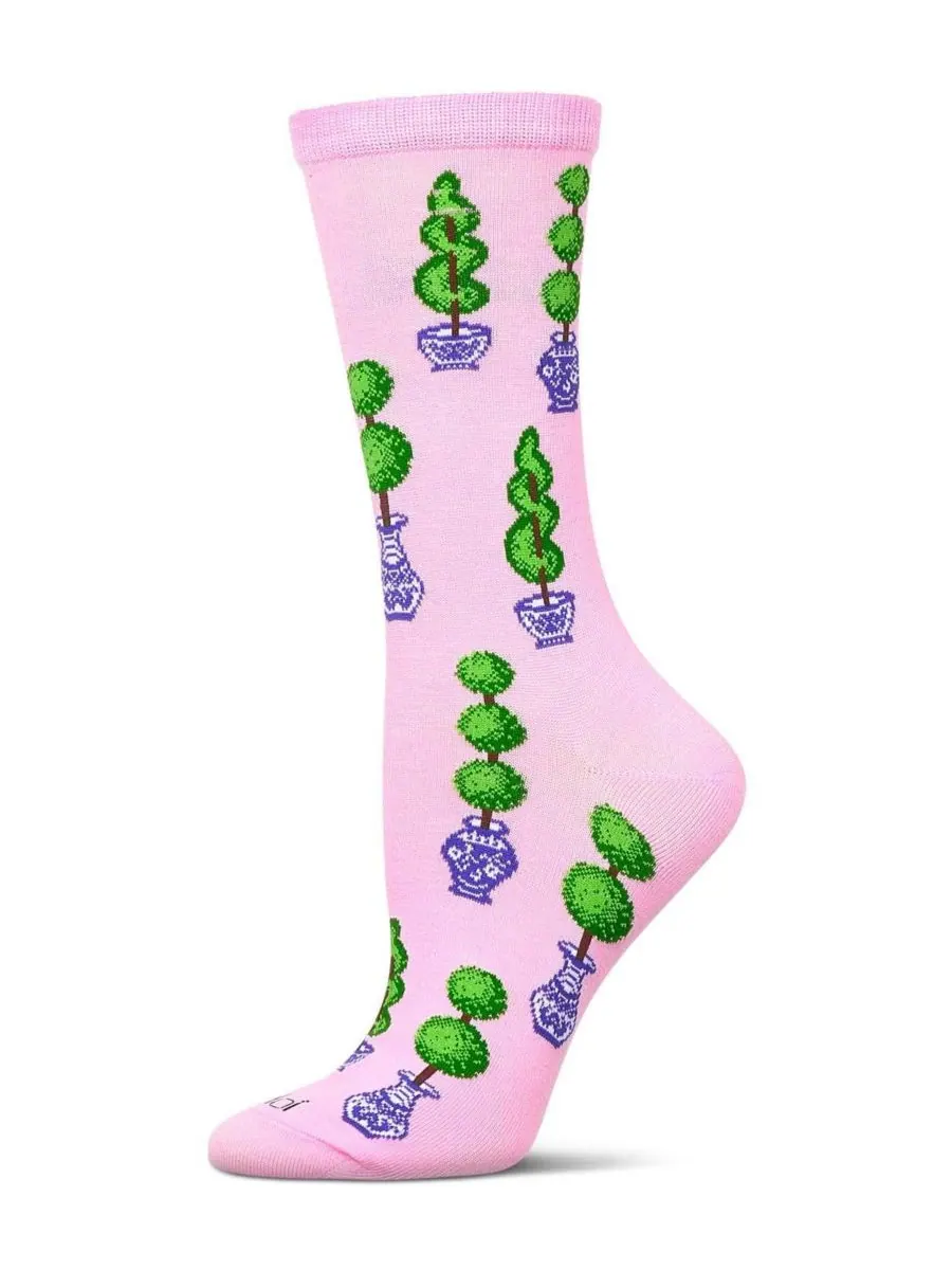 Женские имбирные баночки из вискозы Носки Crew Socks MeMoi
