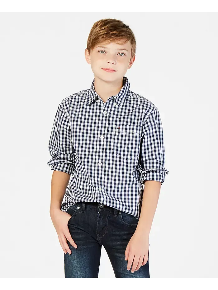 Рубашка на пуговицах Big Boys Baxter в клетку Tommy Hilfiger