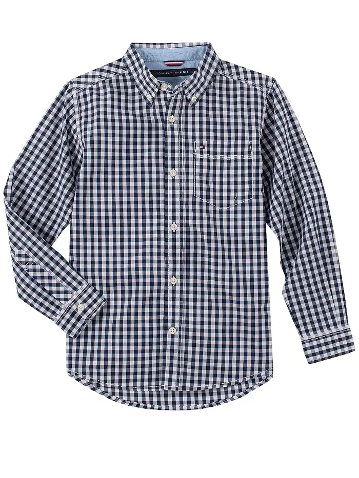 Рубашка на пуговицах Big Boys Baxter в клетку Tommy Hilfiger — 3