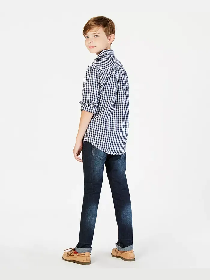 Рубашка на пуговицах Big Boys Baxter в клетку Tommy Hilfiger — 4