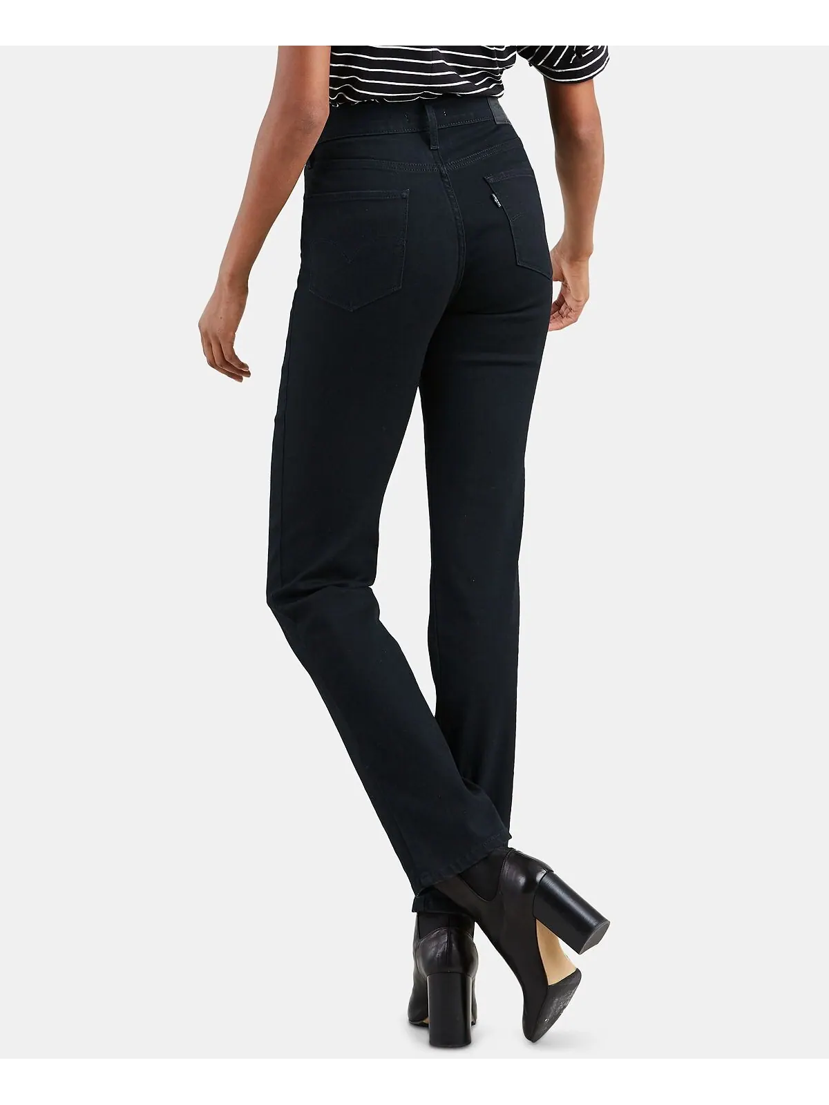 Женские джинсы Levi's 724 Straight-Leg — изображение 2 из 6, черный