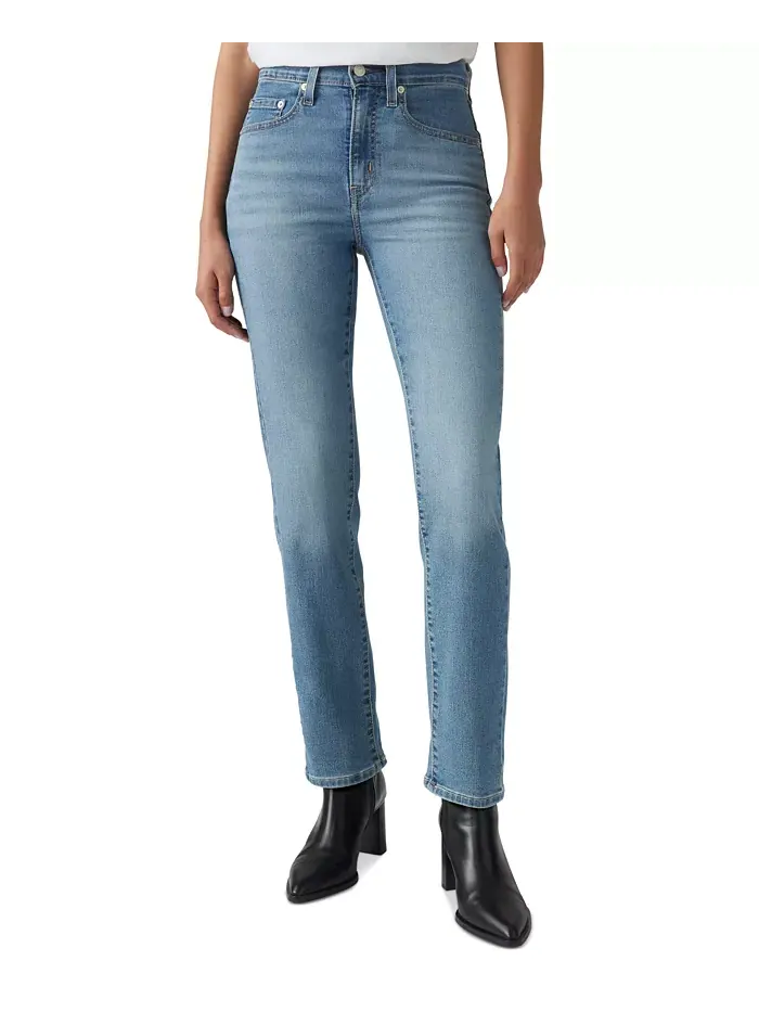 Женские джинсы 724 с прямыми штанинами Levi's — изображение 1 из 4, индиго