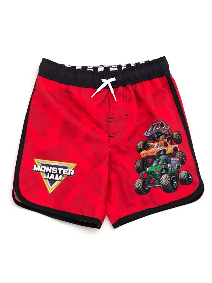 Детский комплект для плавания: худи-рашгард и шорты Boys Pullover Rash Guard and Swim Trunks Outfit — изображение 6 из 6
