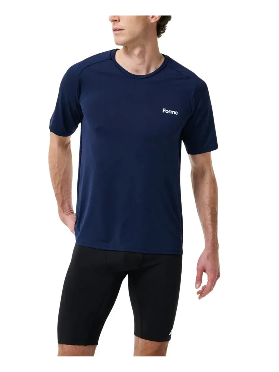 Футболка с коррекцией осанки Recovery Tee Forme — изображение 2 из 4, синий