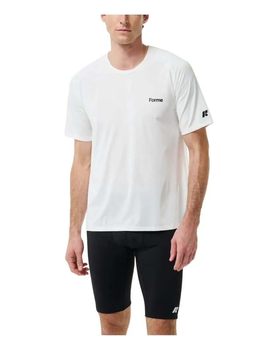 Футболка для осанки с длинным рукавом, модель Recovery Tee Forme — белый