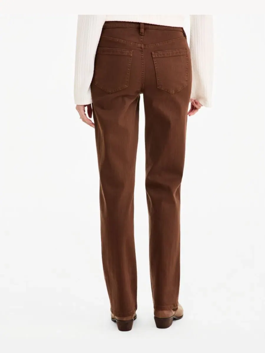 Джинсы прямого кроя с эластичным поясом Kennedy Straight-Leg Comfort Waist Liverpool Los Angeles — изображение 2 из 4