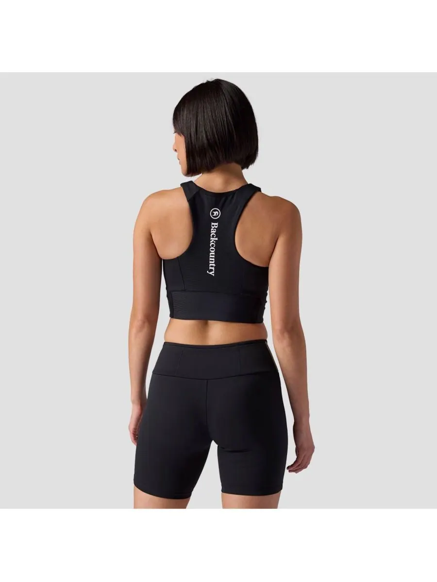 Женский спортивный бюстгальтер Wasatch Adventure Hydration Bra Backcountry — изображение 3 из 8, черный