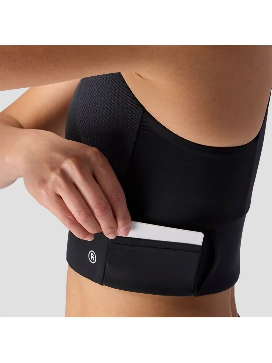 Женский спортивный бюстгальтер Wasatch Adventure Hydration Bra Backcountry — изображение 6 из 8, черный