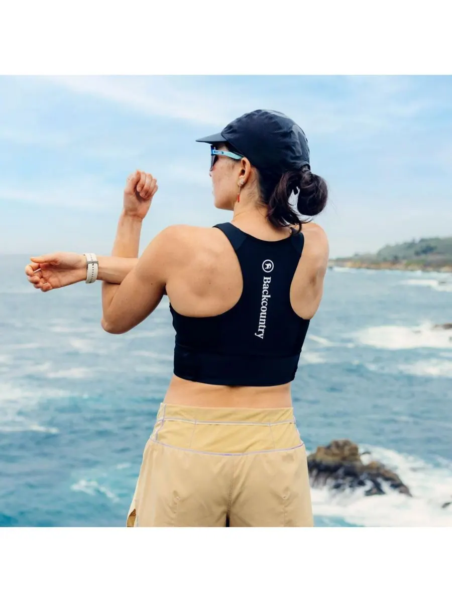 Женский спортивный бюстгальтер Wasatch Adventure Hydration Bra Backcountry — изображение 8 из 8, черный