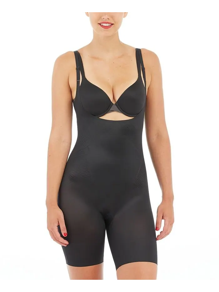 Женское боди Thinstincts 2.0 с открытой грудью и длиной до середины бедра SPANX