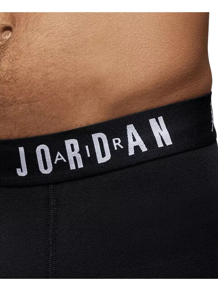 Мужские трусы-боксеры из хлопкового летного трикотажа (3 пары) Jordan — изображение 6 из 11, черный