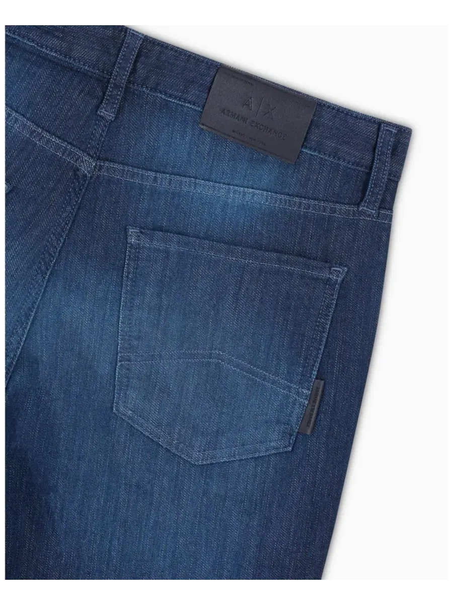 Мужские джинсы J14 Slim Fleece Stretch Denim A|X Armani Exchange — изображение 3 из 6