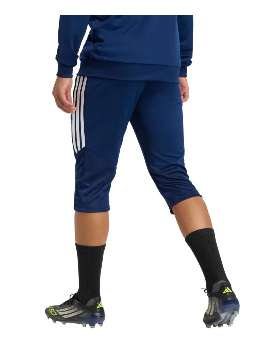 Мужские тренировочные брюки Tiro Slim-Fit Adidas — изображение 2 из 3, темно-синий
