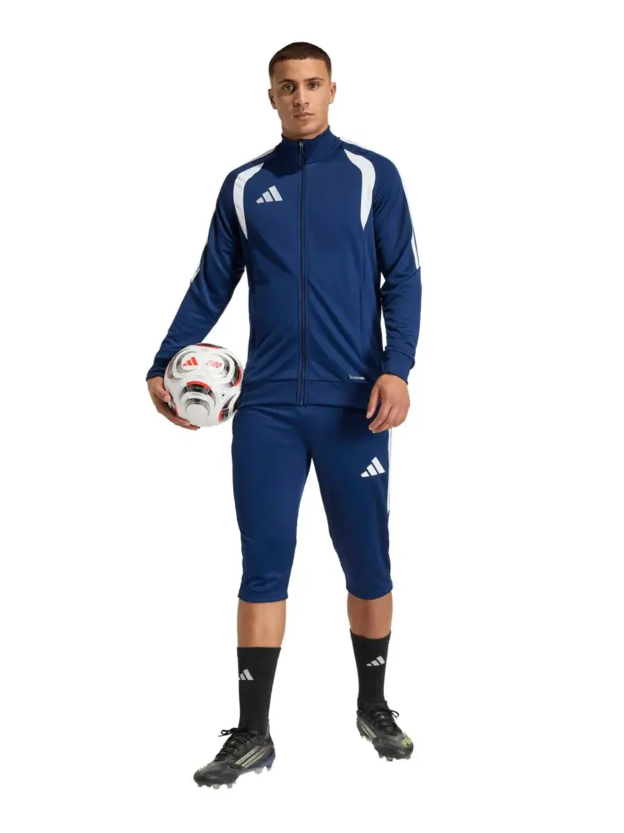 Мужские тренировочные брюки Tiro Slim-Fit Adidas — изображение 3 из 3, темно-синий