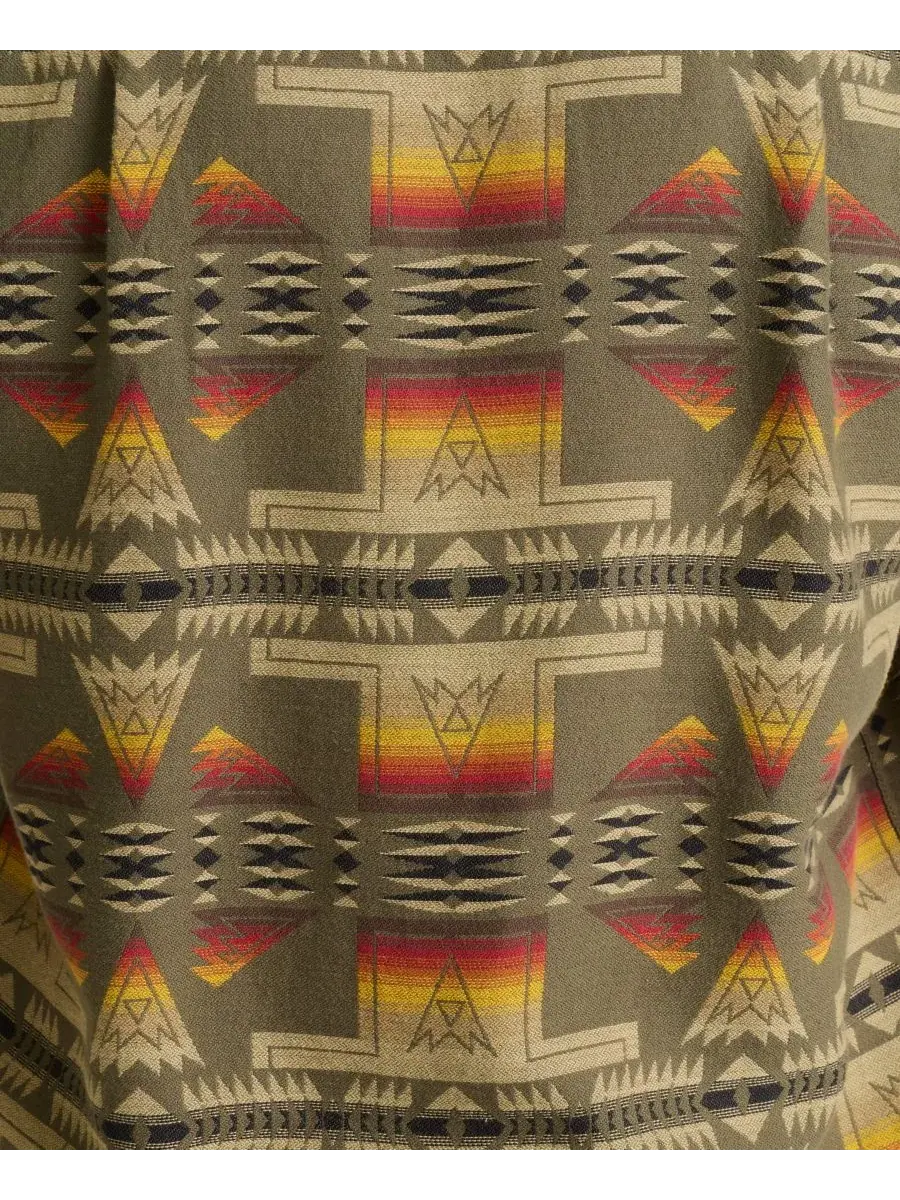 Мужская рубашка с коротким рукавом Pendleton — изображение 3 из 3, зеленый