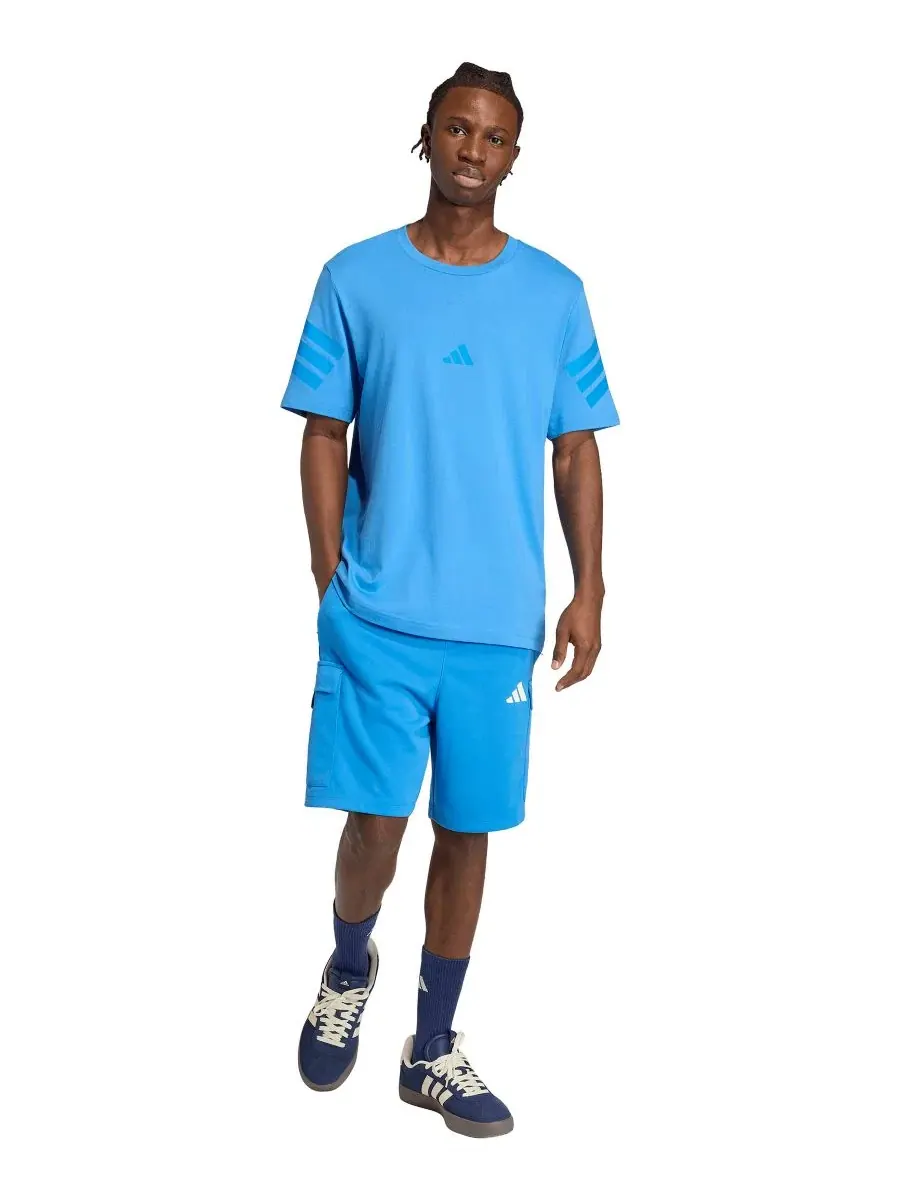 Мужские шорты-карго House Tiro Adidas — изображение 2 из 3, синий